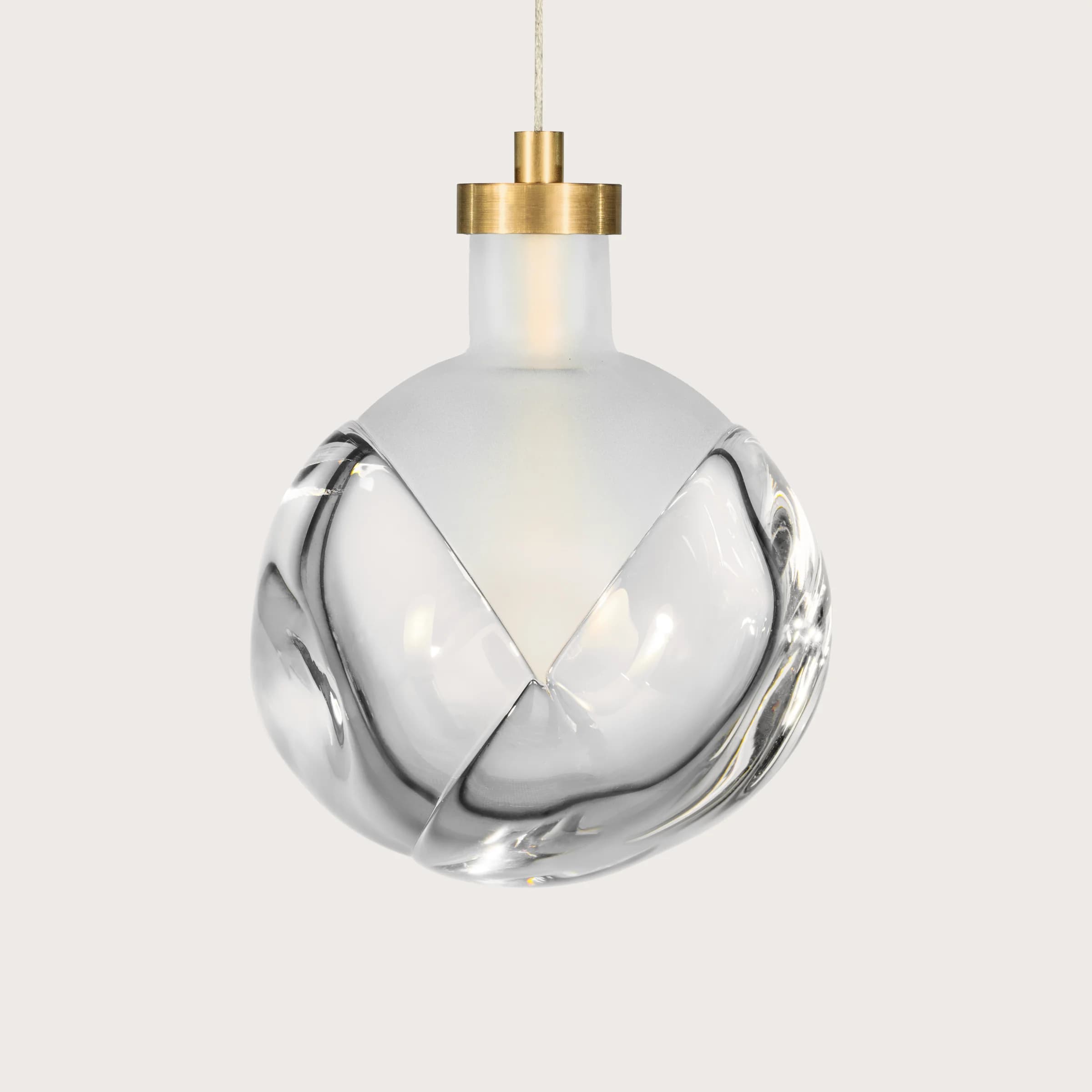 Clear and Sandblasted